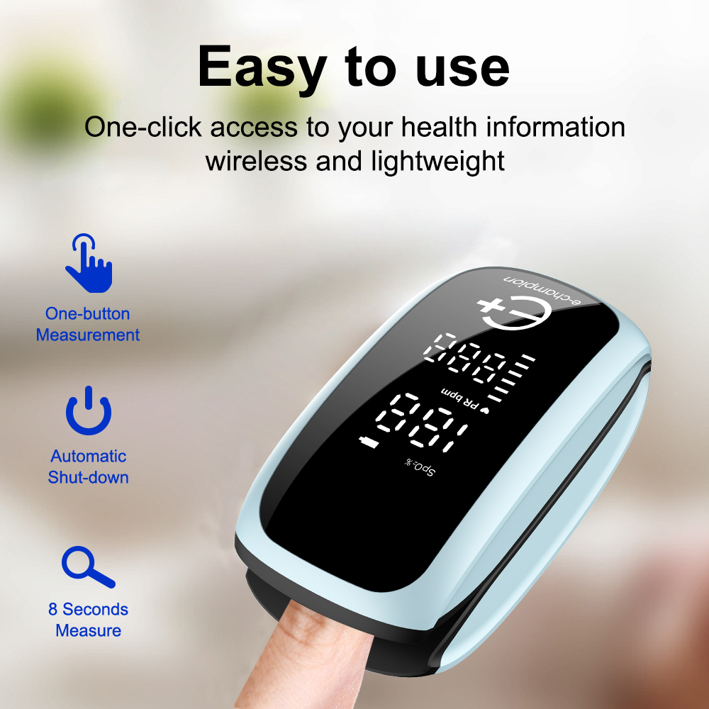 Pulse Oximeter Fingertip Rechargeable - Tali Pengikat Oksimeter Medis Isi Ulang,