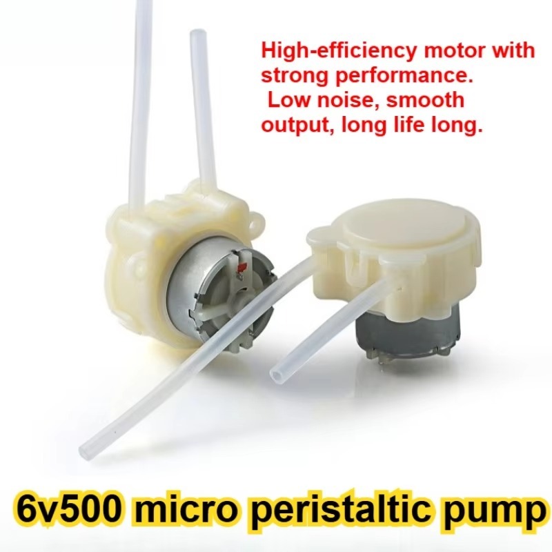 Mini Peristaltic Pump 12V - Pompa Peristaltik Mikro DC 12V, Ukuran