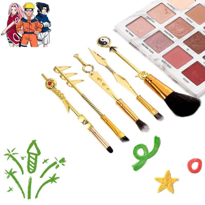 Industrial Tools - Set Kuas Rias Anime Naruto 5