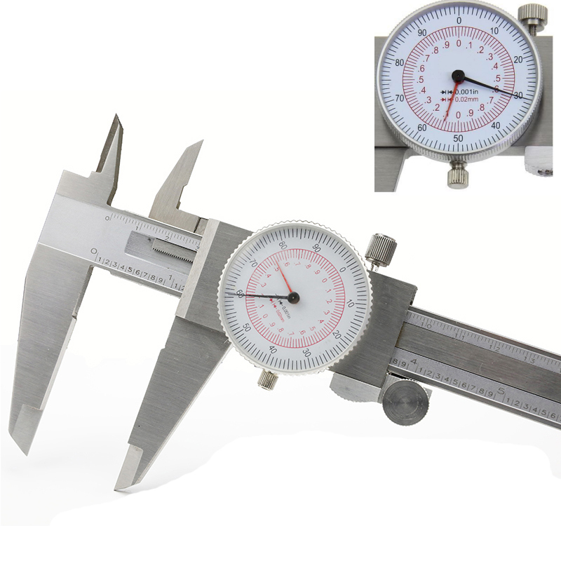 Digital Caliper 150Mm Stainless Steel - Pengukur kaliper dengan dial baja tahan