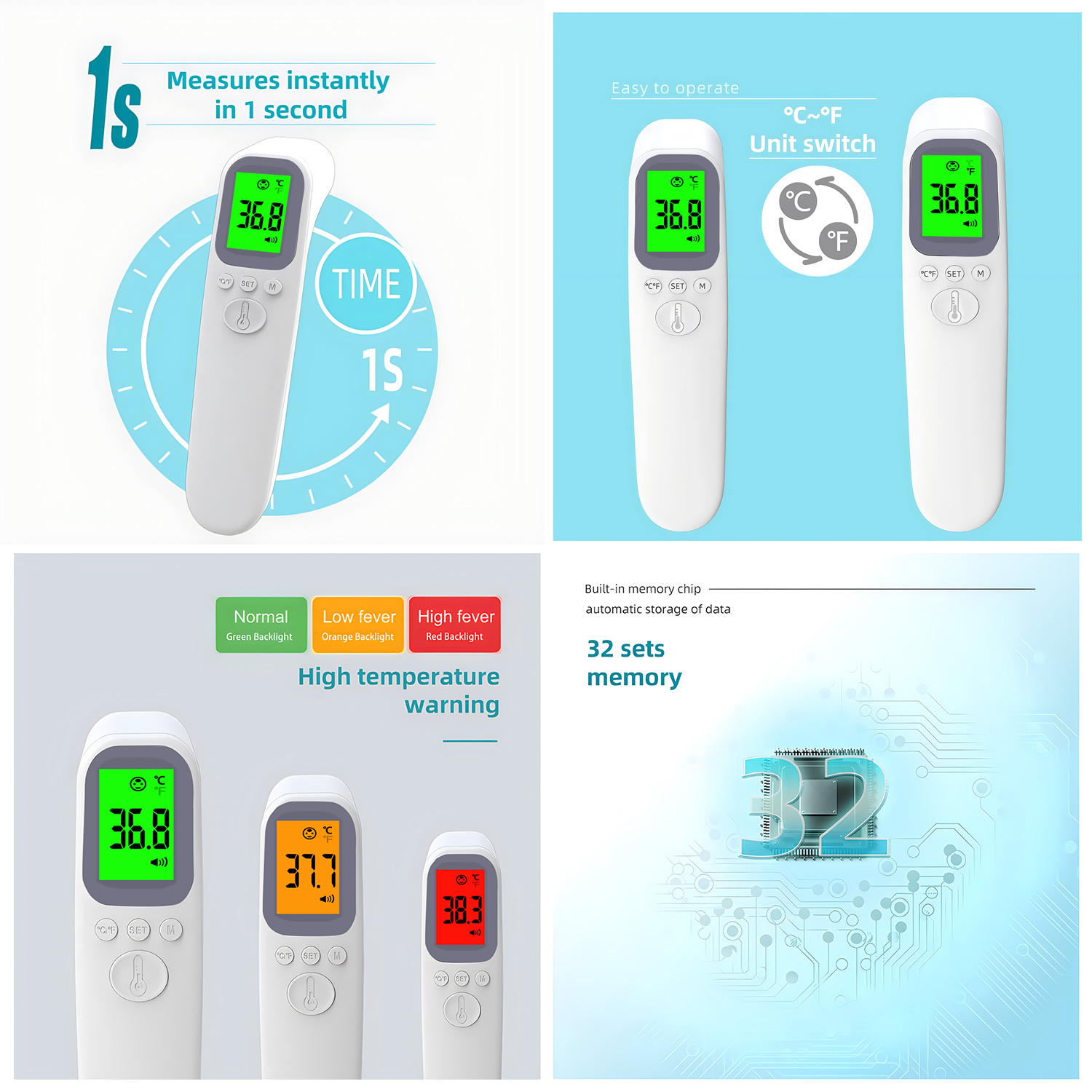 Termometer Demam Inframerah Di - Medical Supplies ulasan dan harga
