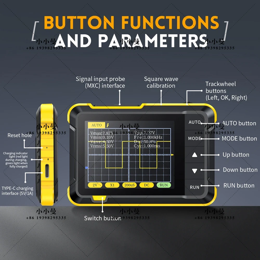 FNIRSI DSO152 Osiloskop Digita - Fnirsi Digital Oscilloscope Handheld ulasan dan harga