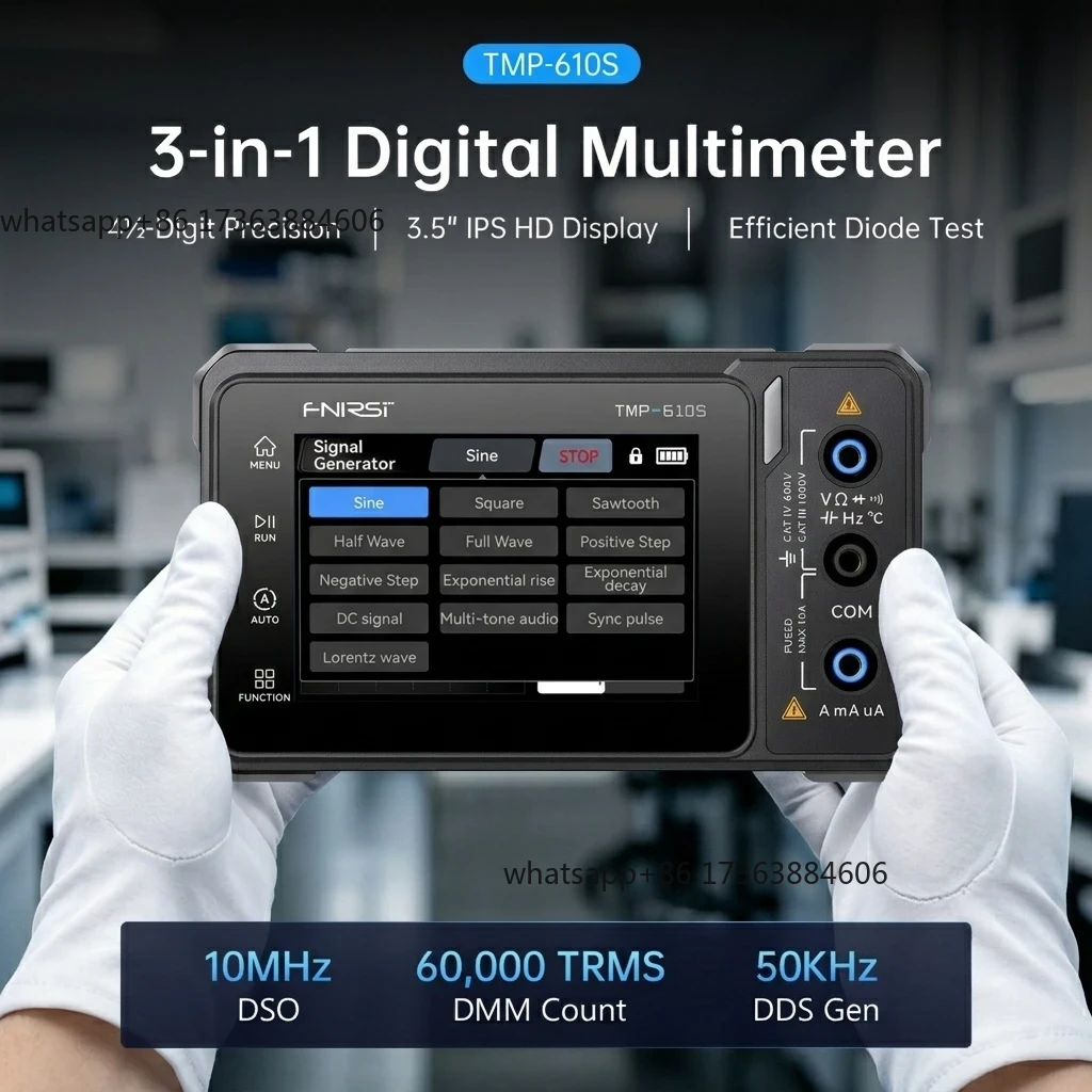 FNIRSI TMP-610S Multimeter Dig - Fnirsi Digital Oscilloscope Handheld ulasan dan harga